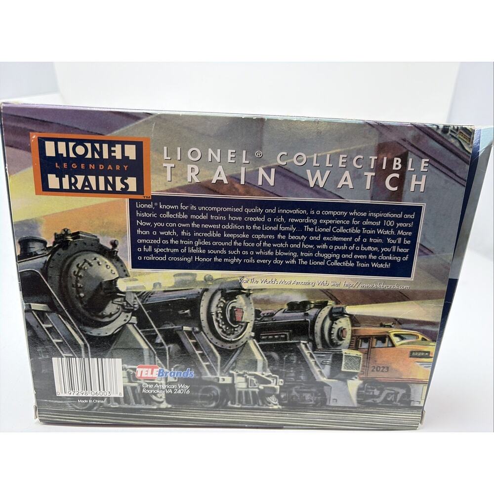 Lionel Collectible Train Watch w/Sounds Collector's Edition BRAND NEW - Sealed! - Picture 2 of 6